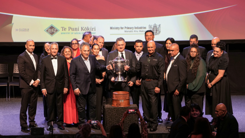 Mātai Pacific Iwi Collective wins 2026 Ahuwhenua Trophy