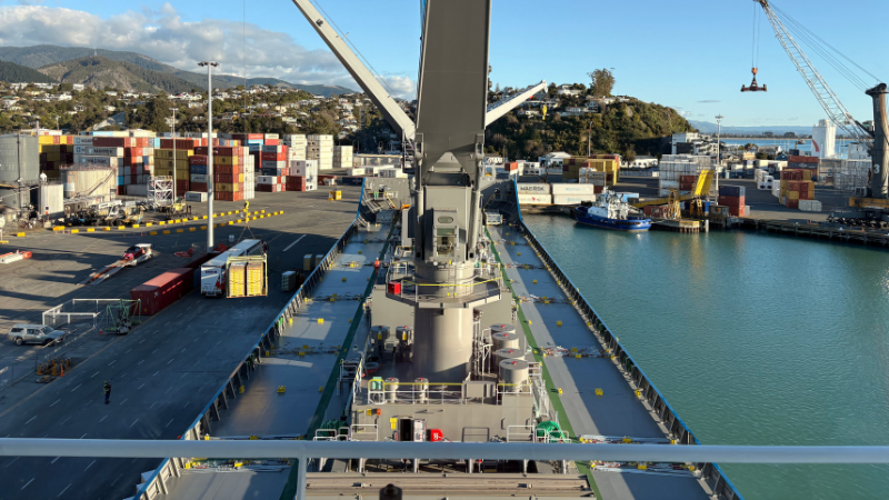 Snow Flake marks maiden voyage with Port of Nelson ceremony