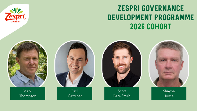 Introducing 2026 Zespri Governance Development Programme (ZGDP) cohort
